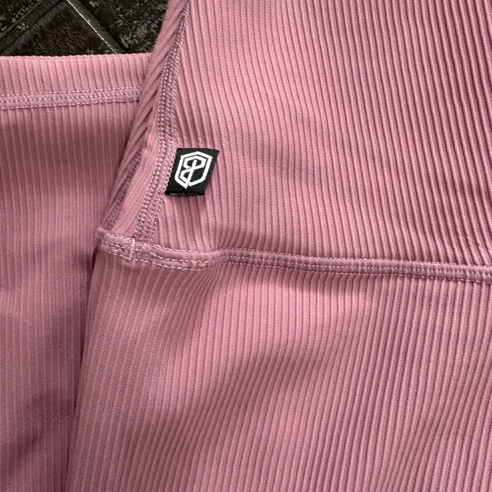 Born Primitive Pink Ribbed Leggings